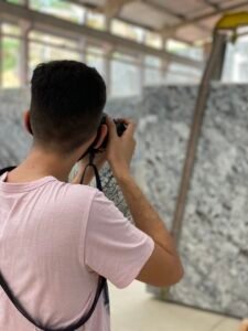 Exposição de pedra natural